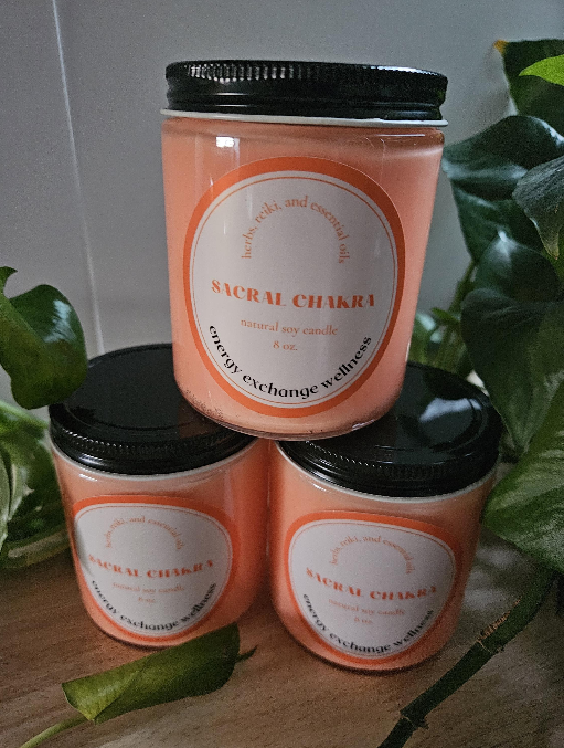 Sacral Chakra BALANCE-Candle